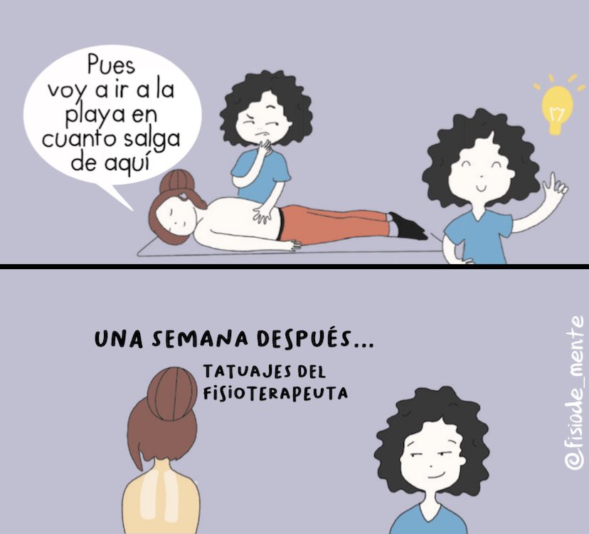 fisiode_mente's tweet photo. Nunca le digas a un fisio que te vas a ir a la playa en cuanto salgas de la consulta. Encontrará la manera de vengarse... https://t.co/N3OkBuahh0