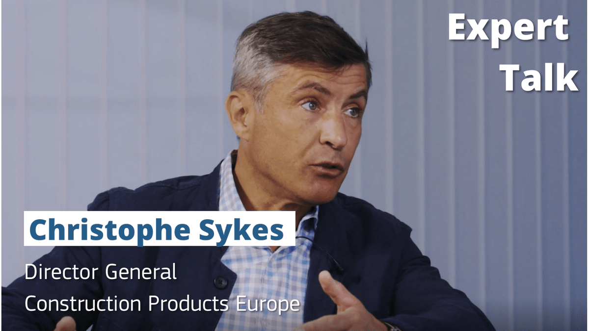 🎙️ Our first summer #ExpertTalk is out! 

💬"Circulare economy, digitalization are part of the new story of construction."

We discuss #COVID19 recovery and #EUGreenDeal with Director General @ConstructionEU Christophe Sykes.

️Watch the video 👉 buildup.eu/en/node/59826