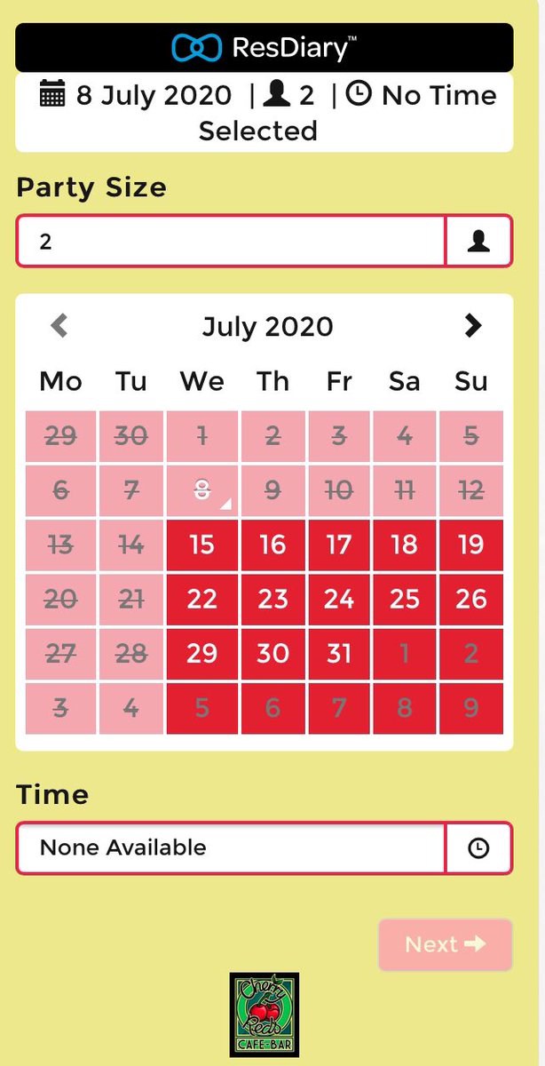 ilovecherryreds's tweet photo. We are reopening on 15th July at 4pm!

Our easy Table booking system is now live on the website and Facebook! https://t.co/FH7cm04JH2