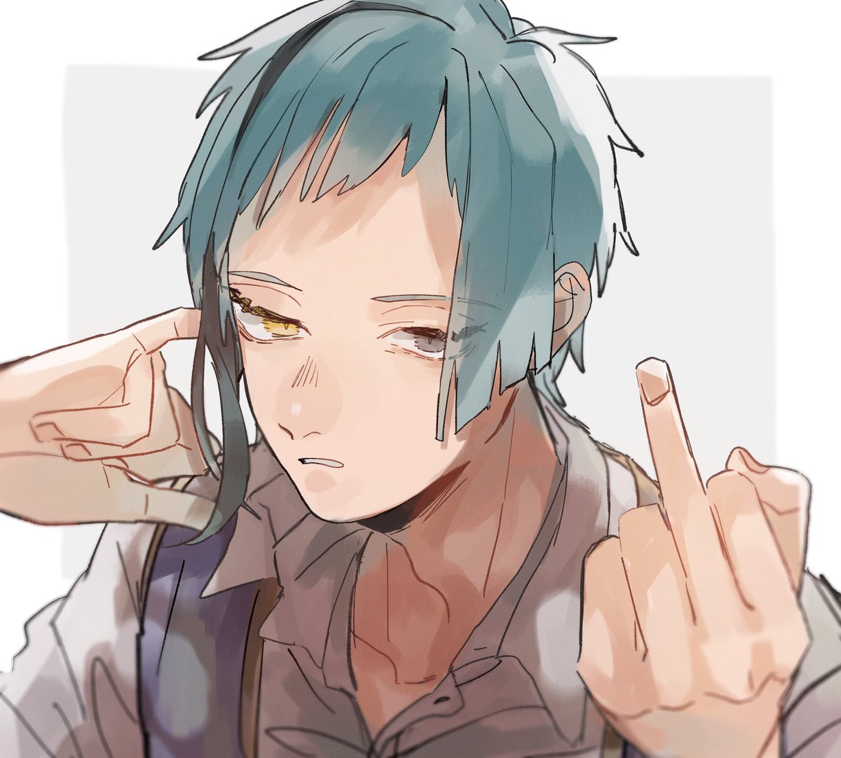 「めんどくさそうに威嚇してくる? 」|さなのイラスト