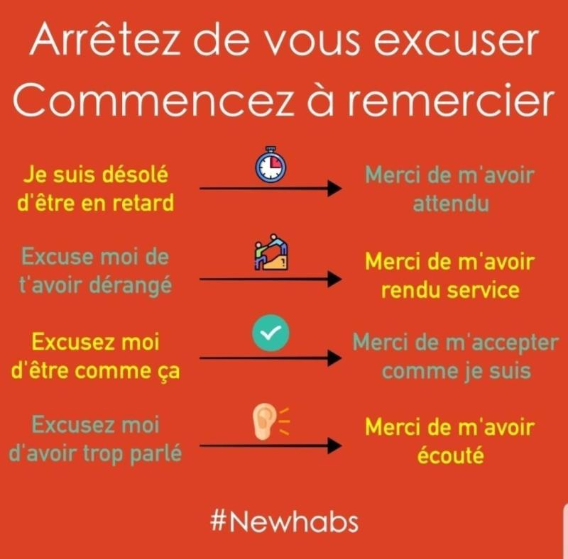 ✅ Merci d’avoir lu 🙂
et non pas
⚠️Excusez moi d’apparaître sur votre mur