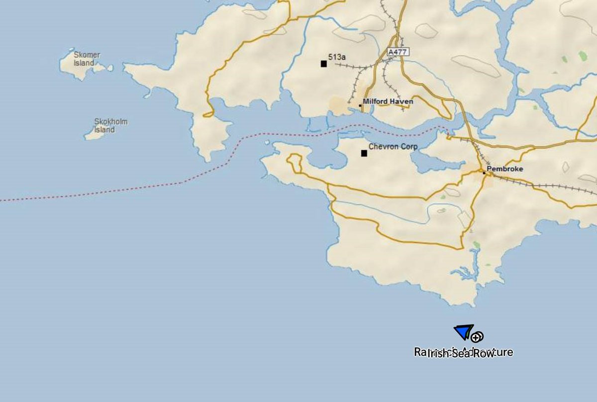 row4GOSHandMCS's tweet photo. Early start for our rowers this morning (2am!), as they aim to get round 'the corner' (Skomer Island) and start to head north - both rowing! What a brilliant effort! https://t.co/ZrjBik8Hvf