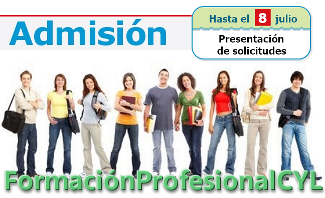 educacyl's tweet photo. 🎯 #Admisión #FormaciónProfesional: Hoy es el último día de admisión en enseñanzas presenciales de #FP.
📅 Plazo ordinario: hasta el 8 de julio.
#AlumnadoCYL #FormaciónProfesionalCYL #FP
👉 https://t.co/cv6wzjXoL7 https://t.co/LfWcKPJGqD