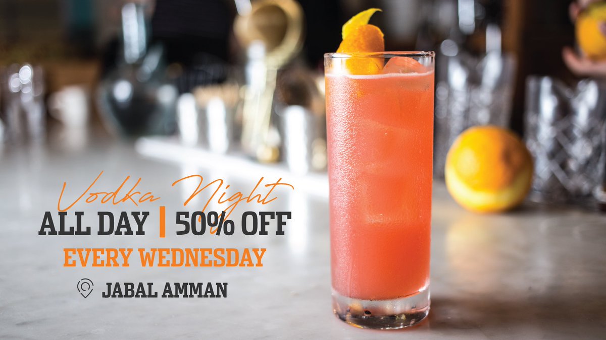 BuffaloWingsJO's tweet photo. Hakuna ma’vodka 🍹
Enjoy every WEDNESDAY Vodka offers on Tito's, Smirnoff, Russian Standard at Jabal Amman!

#Amman #Jordan #smirnoff #RussianStandard #JabalAmman #Titos #Vodka https://t.co/kHDzvExJMl