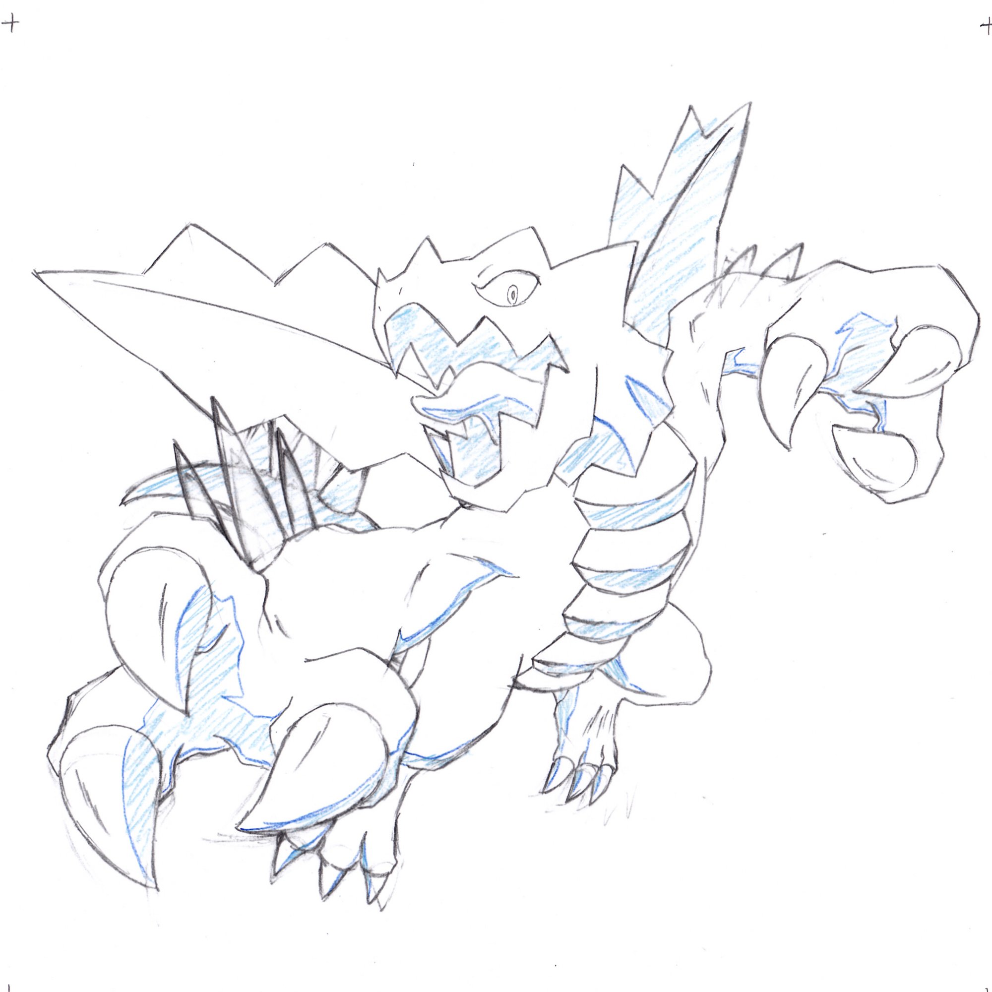 黒木シゲヲのチャンネル クリムガンを描きました 元ネタ ゲーム ポケモンbw クリムガンは 私のyoutubeチャンネルの動画シリーズ 中堅 マイナーポケモンで厨ポケをしばくランダムバトル で私のパーティに入っているポケモンです ポケモン