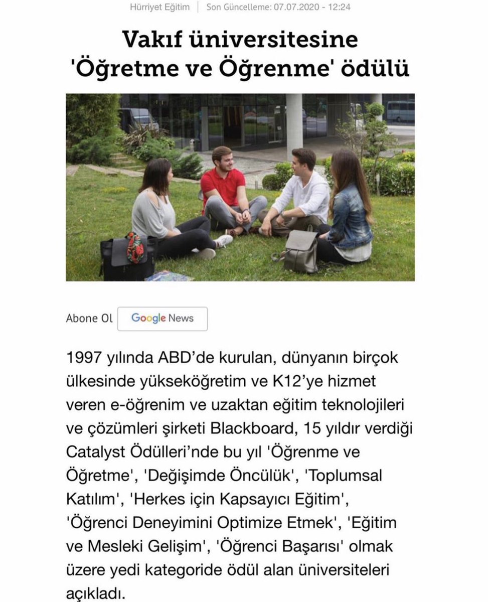ClubsMef's tweet photo. Dünyanın En Büyük Eğitim Teknolojisi Şirketinden MEF Üniversitesi'ne Ödül! https://t.co/5doSeL6s4z
