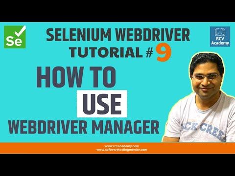 swtmentor's tweet image. How to use WebDriver Manager to manage the browser driver executable in Selenium Automation.
SUBSCRIBE To YOUTUBE -> bit.ly/3dLE0D5
bit.ly/2YP9ST2
#SeleniumTutorial #TestAutomation #SeleniumWebDriverTutorial #SeleniumWebDriver #SoftwareTesting