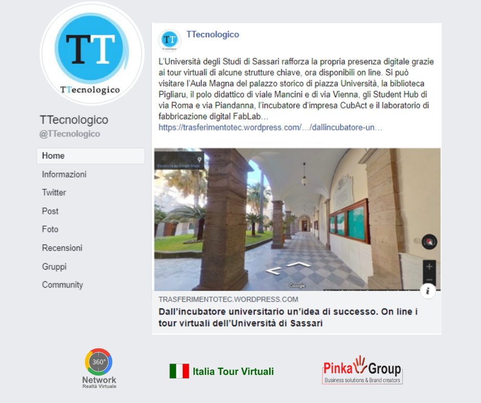 NRealtaVirtuale's tweet photo. Novità #TrasferimentoTecnologico

Maggiori informazioni: https://t.co/ZqpvsxZawp

#PinkaGroup #NetworkRealtaVirtuale #ItaliaTourVirtuali #TTecnologico #Uniss #innovazione #tecnologia #digitalizzazione #innovazionetecnologica #trasformazionedigitale #digitaltransformation #world https://t.co/DmkhagPIqf