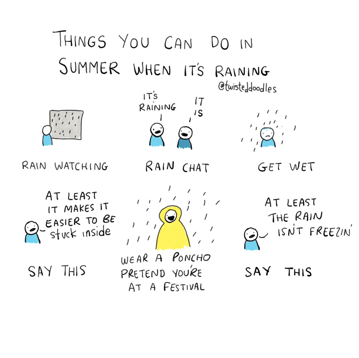 Things to do in summer when it’s raining.