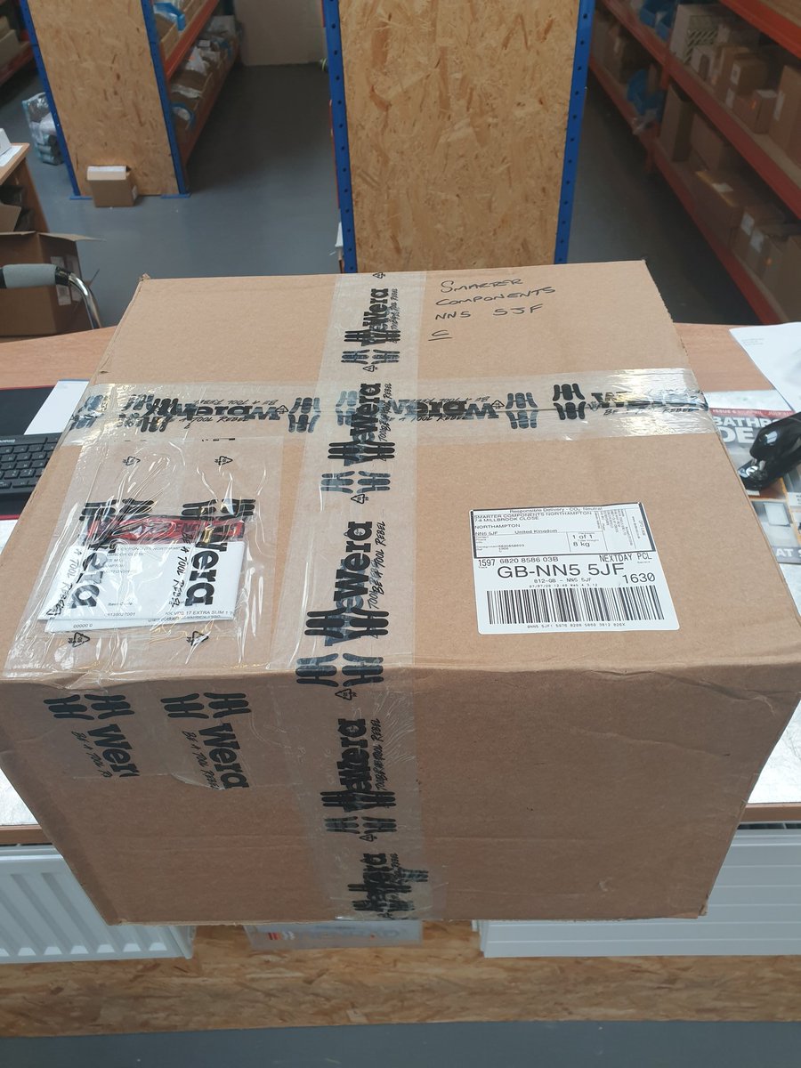 SmarterNhampton's tweet photo. Oooooh, my favourite delivery. @weratoolsuk https://t.co/NtLOa37UBA