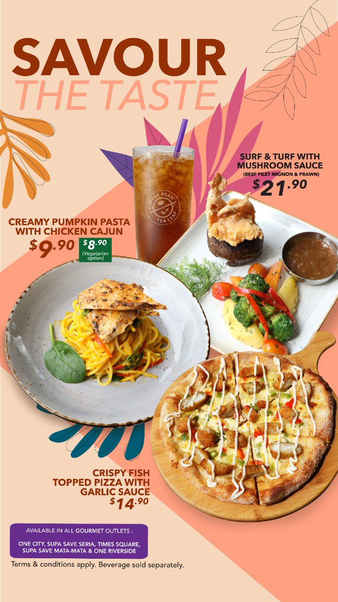 When he invites you for a social distancing date 😋. Be sure to check out our new food promotion items in our Gourmet outlet.