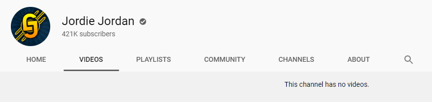 seanranklin's tweet image. BREAKING: WingsOfRedemption AKA Jordie Jordan PRIVATES all YouTube videos, after not uploading since the 27th of March 2018!