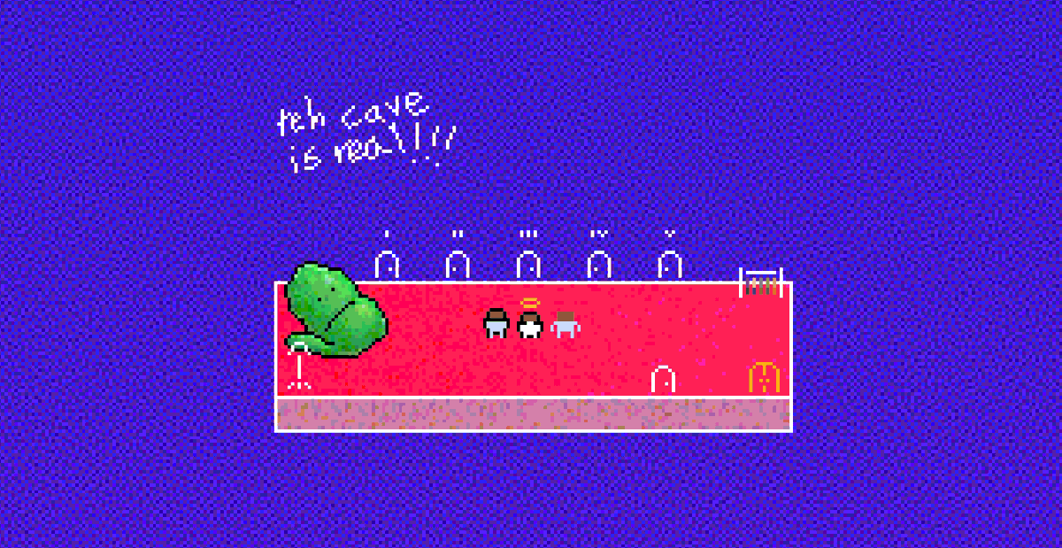 This was to be the level select area, that you would discover a little bit later, into the game.