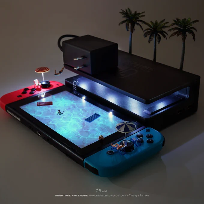 ニンテンドー水(すい)ッチ
⠀
#ニンテンドースイッチ #プール #水曜日
#NintendoSwitch 