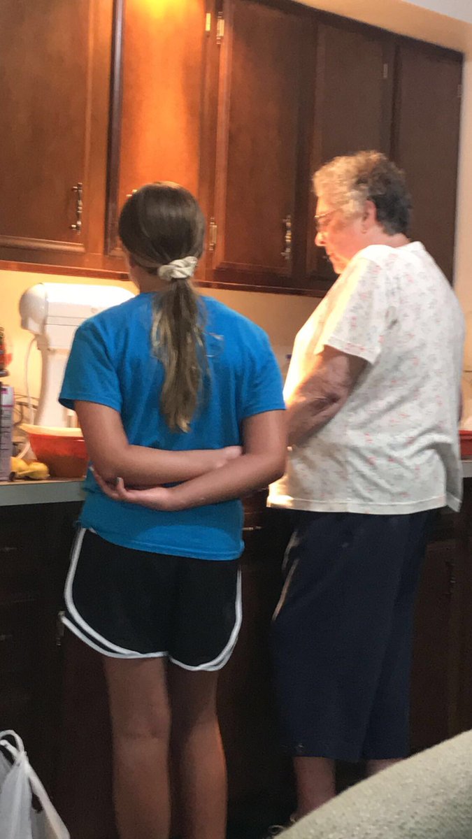 SaraOchsner's tweet photo. 4H baking day at its best— couldn’t learn from anyone better than Grandma https://t.co/1rtJZ38EGe