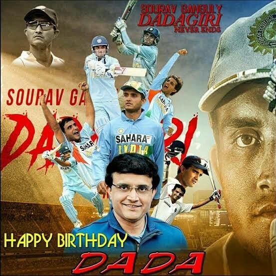 Happy Birthday Saurav Ganguly 