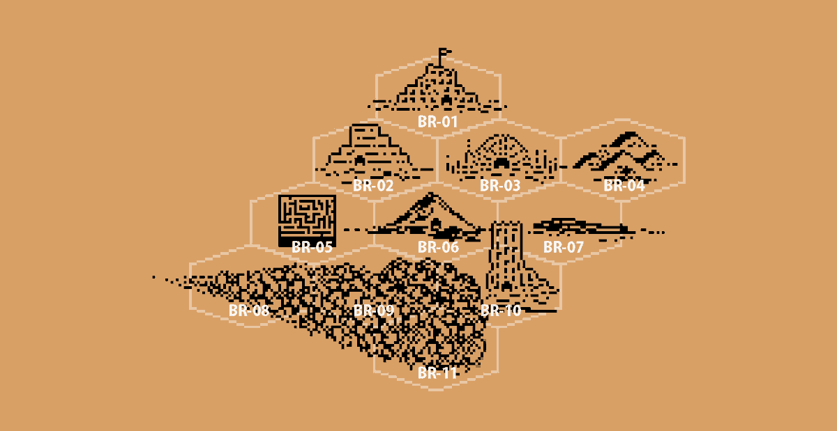 RPG map. Each area was 25x the size of the tile you just entered, complete with quests and people, etc.