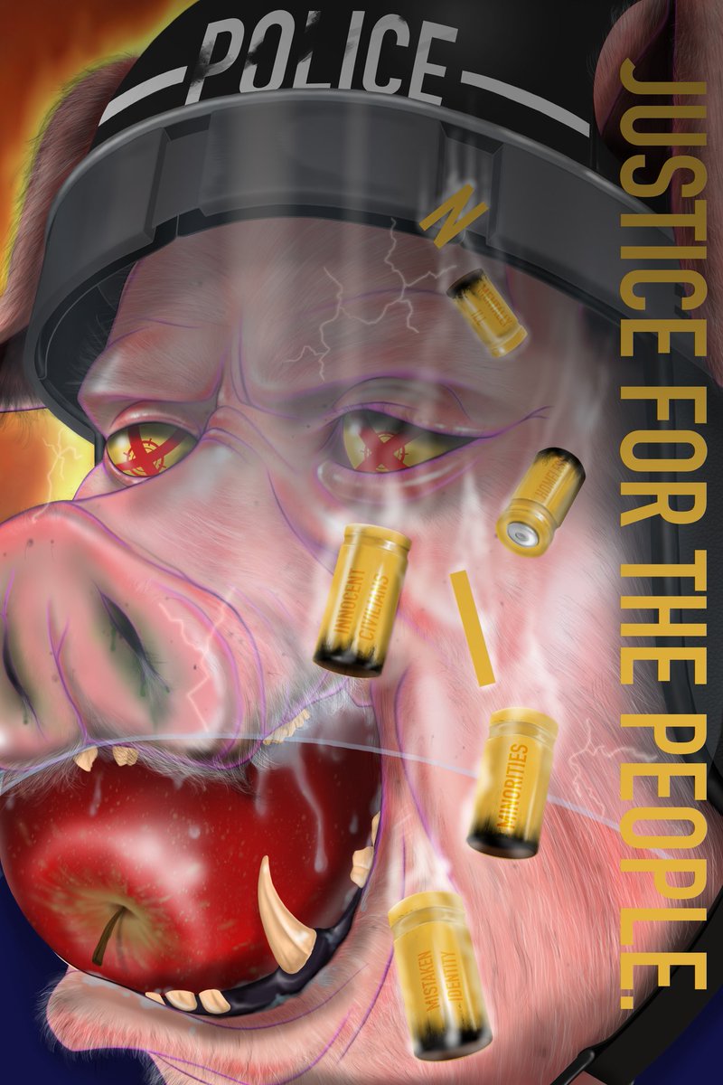 365Dart's tweet photo. Jusitice for the the people! ✊🏾✊🏻✊🏼 @BLMLA  new poster coming soon! 

@Procreate #art #arts #artist #artwork #BlackLivesMatter https://t.co/1D5Ofek7JE