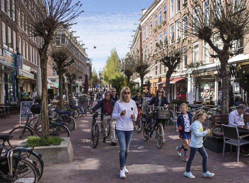 They say “We can’t do that. We’re not Amsterdam.” You respond “Amsterdam wasn’t always like that either,” showing before &amp; after transformations illustrating that cities we admire made CHOICES. They make more tired excuses. Don’t accept them. (1e van der Helststraat, 1978 &amp; 2005)