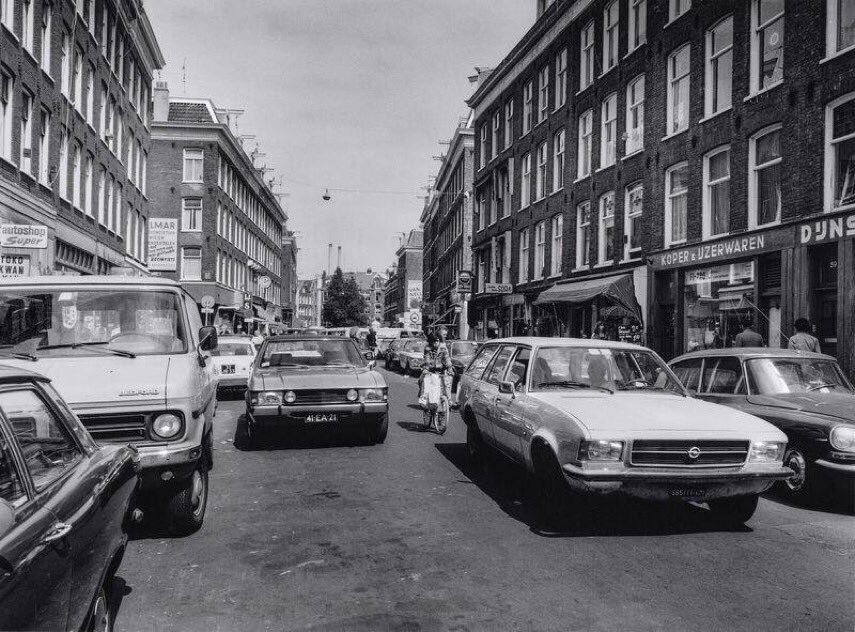 BrentToderian's tweet image. They say “We can’t do that. We’re not Amsterdam.” You respond “Amsterdam wasn’t always like that either,” showing before &amp;amp; after transformations illustrating that cities we admire made CHOICES. They make more tired excuses. Don’t accept them. (1e van der Helststraat, 1978 &amp;amp; 2005)
