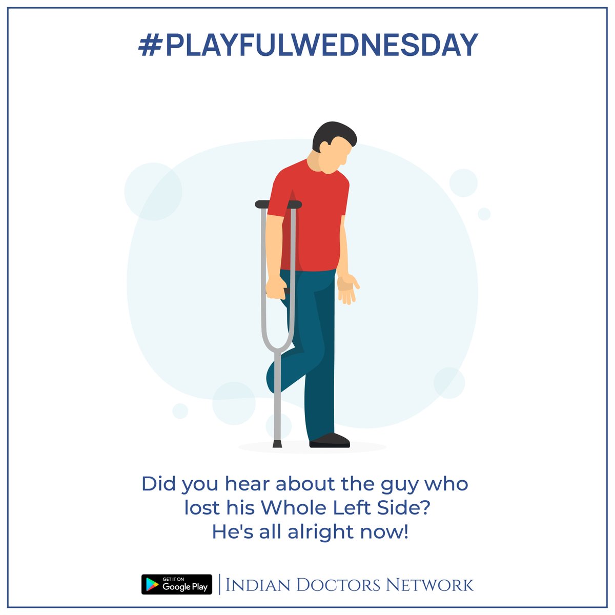 IDN_Doctors's tweet photo. Word pun!

#PlayfulWednesday #Funny #Doctor #Doctors #Medical #MedicalHumor #DoctorJoke #DoctorsJokes #IndianDoctorsNetwork #IDN #DoctorsNetwork #DoctorsNetworking #ProfessionalNetwork #ProfessionalNetworking #KnowledgeSharingPlatform #DigitalEcosystem #DigitalHealth https://t.co/SQjZKZdHCc