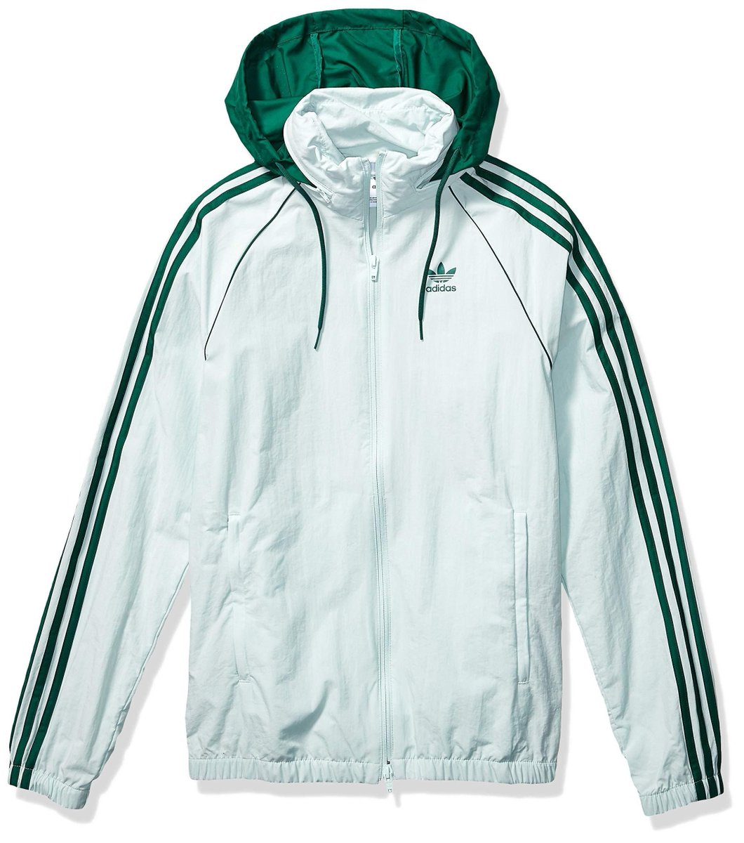adidas sst windbreaker green