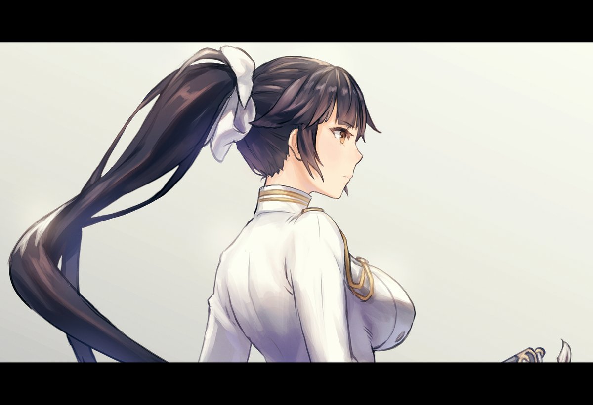 高雄(アズールレーン) 「#ポニーテールの日 」|あんべよしろう/Yoshiro Ambeのイラスト