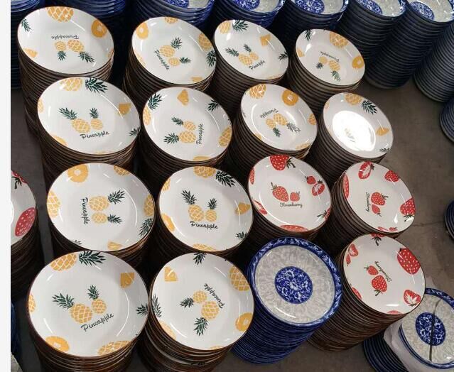GlasswareKarina's tweet image. #garbotableware New coming ceramic fruit plate with different fruit design decal. We can offer different size and other fruit designs.#ceramicplate #plate #porcelainplate