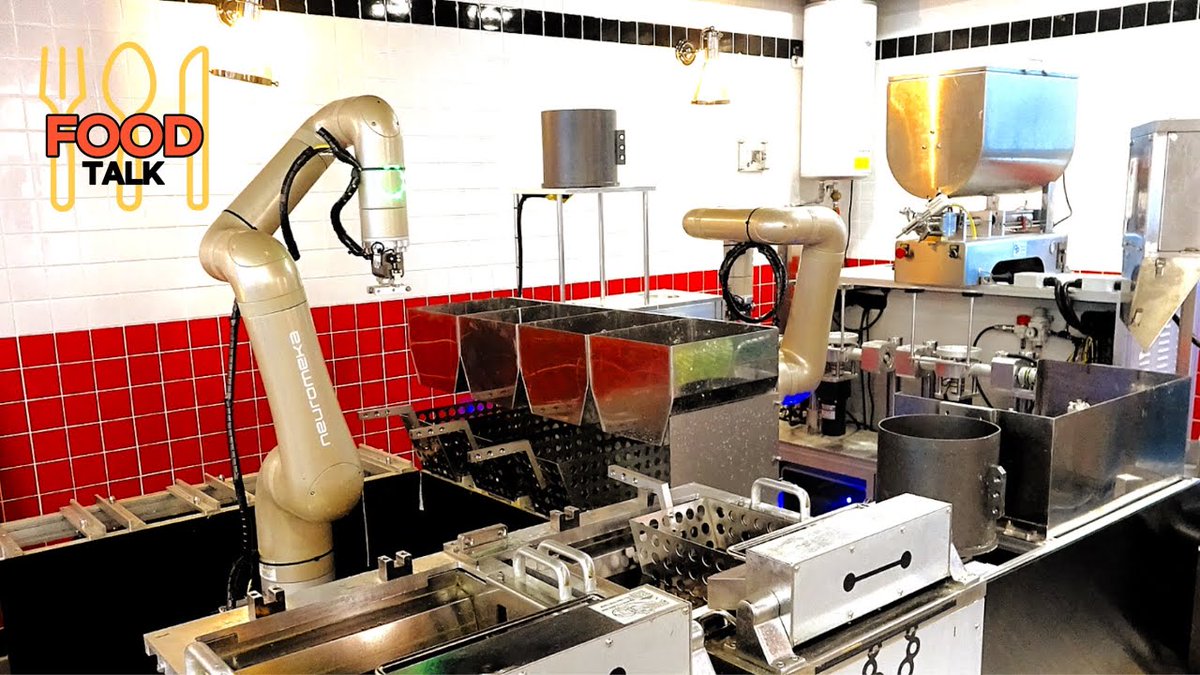 inamli's tweet image. It&apos;s   E A T N O V A T I O N !
Tavuk siparişinizi robotlar hazırlasa nasıl olur? Çok güzel olur! Neuromeka robotlarıyla hatta daha da lezzetli olur...
Neuromeka ile Teknik Eğitim Çözümleri ve Projeleri için lütfen bizi arayın.... 

#robotsepeti #neuromeka #neuromekaofficial