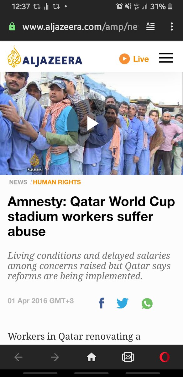 Sebenarnya kes penganiayaan migran di Qatar tak di'buta'kan AJ, malah dari 2013,2014,liputan diberikan.