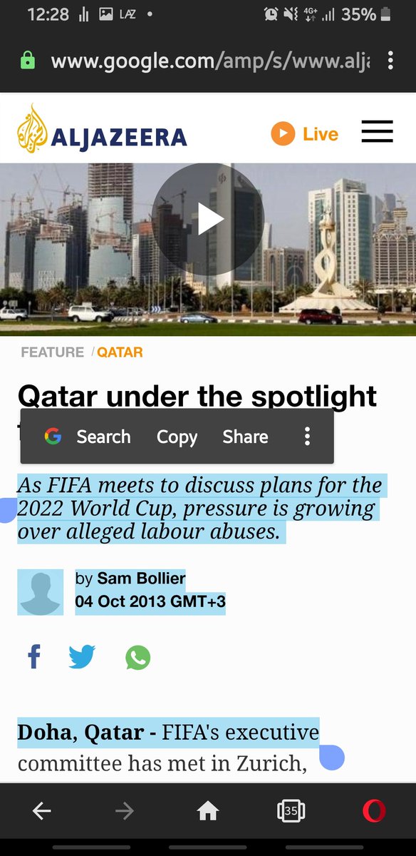 Pededahan 'eksklusif' psl migrant abuse, even utk Qatar WC22 bukan hanya dilakukan The Guardian, malah Al Jazeera sekali.