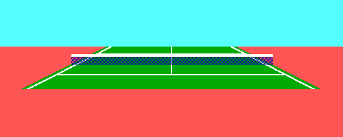 If u've ever wondered where my banner comes from. I wanted to try & make a tennis game. But then the angle was all wrong, there's no way u could swing back if u were on the far end. So I just kept it as my Twitter banner as a reminder. One of my dumber moments, lol.