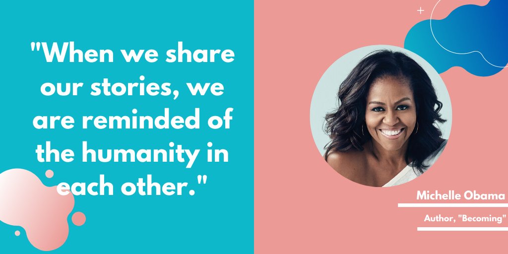 Stories make us human, and when we're being human, we're making connections - which is the whole point of #contentmarketing, honestly ✨ #EarlyBiz