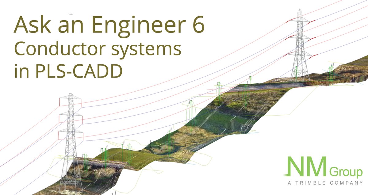 nmgroupinnovate's tweet photo. The latest ‘Ask an Engineer’ blog discusses some of the terminology used in PLS-CADD. Today we look at conductor systems, how to differentiate them and why they are important. https://t.co/yVuUr834JJ #engineering #askanengineer #plscadd https://t.co/hqNoXeA2BB