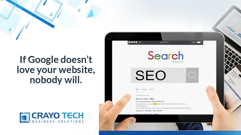 crayo_tech's tweet photo. You need to garner Google’s love to show up there in search engines. Get our SEO service, and let’s fight for your ranking.
#crayotech #socialmedia #seo https://t.co/oxPKE4gPig