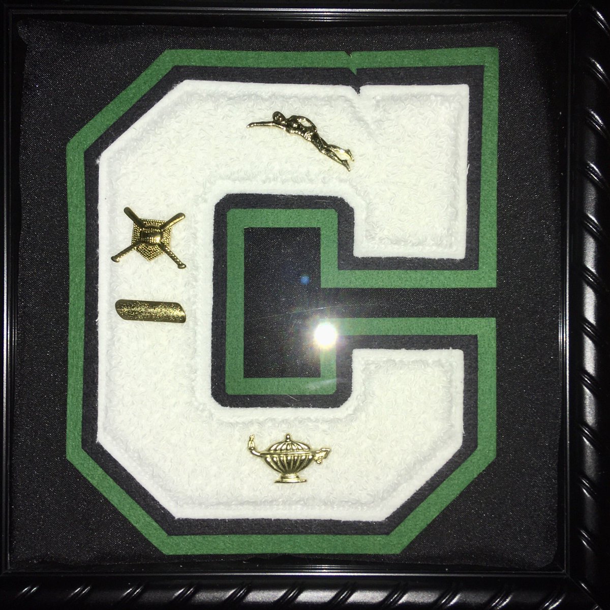 candidkiddesign's tweet photo. I finally got around to framing the high school letter for @cwollum5 . This, with the senior award he picked up at the school, should finish his high school memories collection. (That is once I locate his bar for swim team.) Now to start thinking about getting ready for college. https://t.co/3liRApkrld