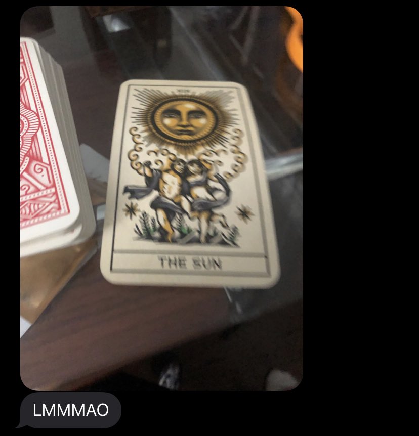 my friend gave a tarot reading to his dying plant and pulled the sun 😭