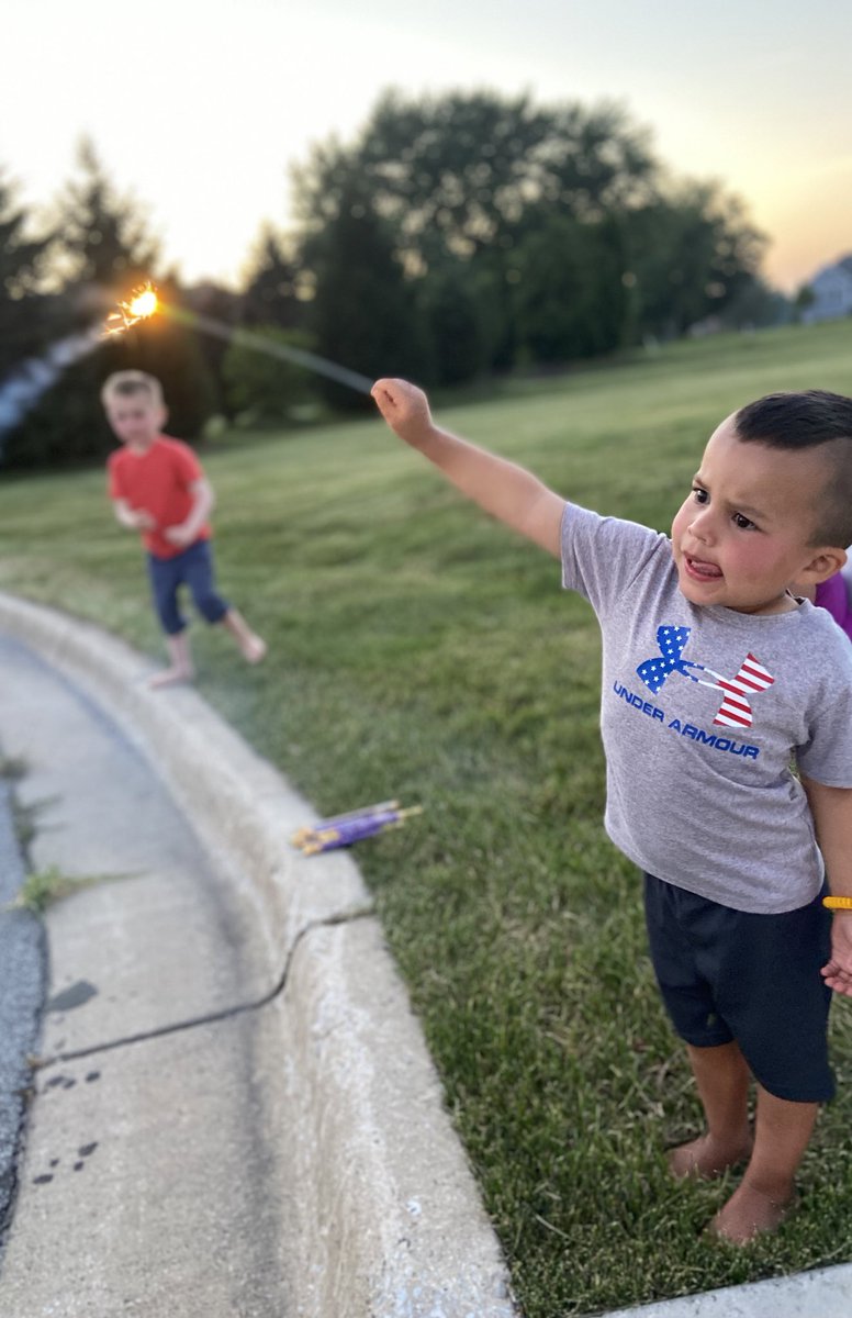 ItsjustJud's tweet photo. Writing your name with a sparkler is hard work when you’re 3. Especially when you don’t even know how to yet 🤣 #SoFocused #Doesntknowwhathesdoing https://t.co/Nt8kmADq8p