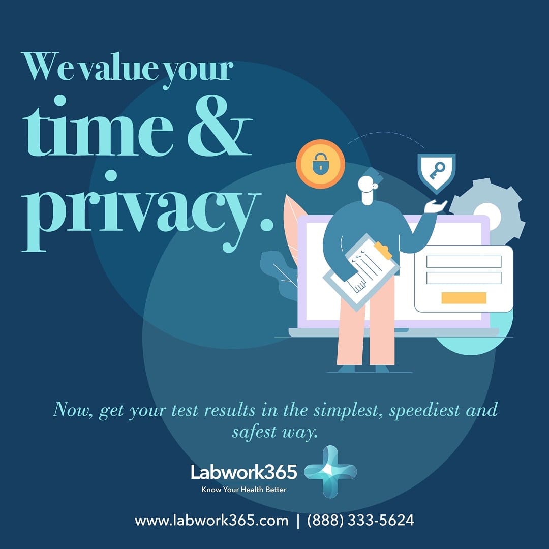 labwork365's tweet photo. Your privacy and safety is our top most priority. Once your tests are complete, your lab results will be made available to you via a secure download link on our website. We will send an email to notify you as soon as the repost will be available. https://t.co/xIOf61yLAn