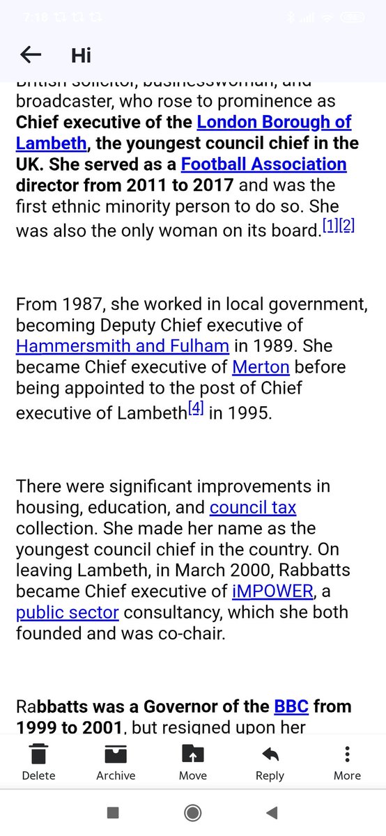 This thread will concentrate on Dame Heather Rabbatts (DBE), Chief Executive of Lambeth Council between 1995 and 2000.For more information on the Boatengs, I suggest following  @craftymuvva.