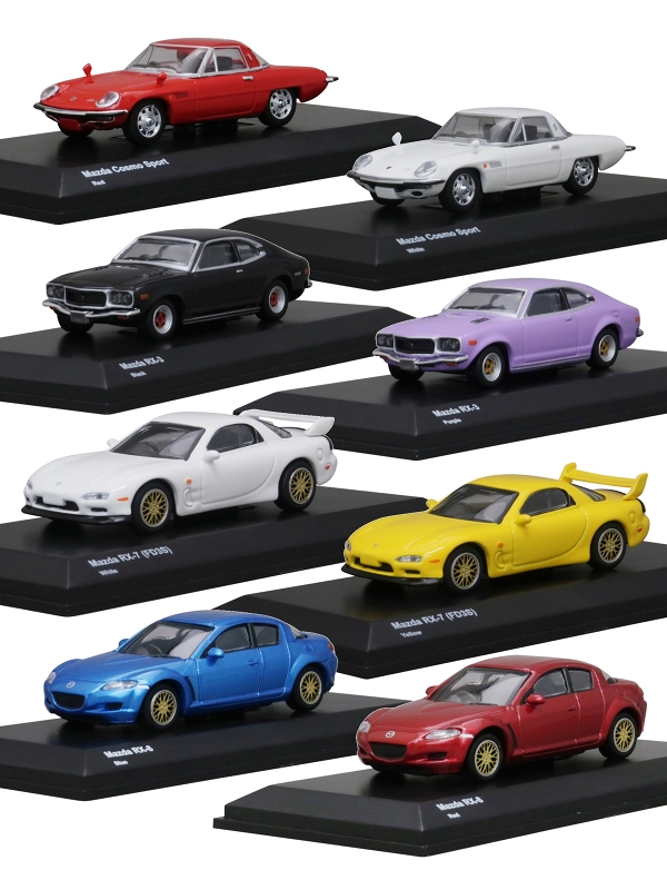 豆魚雷 高円寺店リニューアルオープンは明日3日12時から Auf Twitter Mazdaの名車コレクションです よし高橋兄弟の出番だな Rx 7で 高橋兄弟だな Fd3sが おっと高橋啓介か ホワイトカラーで登場です 安室透か 京商の 8台セットなのにプレゼント1台追加