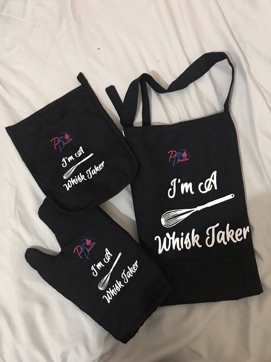 I’ll be launching Punny Baking Merchandise SOON and can’t wait to get it to you. 
It’ll be a set of one apron with one mitten and one oven glove; going for Ksh. 2000 (for all three items). If you’d like to preorder or support in any way, let me know. The number is +254725745988