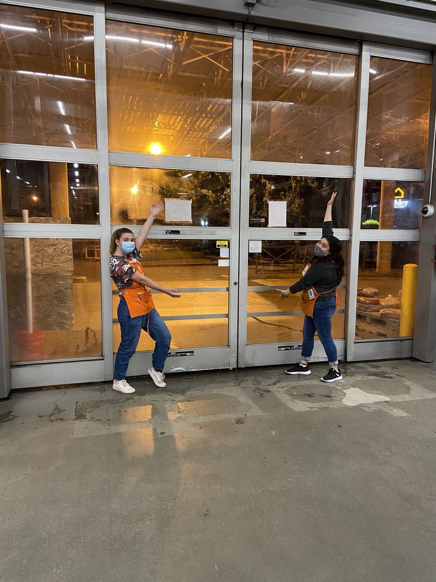 Thank you Jessica and Naomi, our Pro lumber doors are much more clean and  inviting.  Teamwork!!