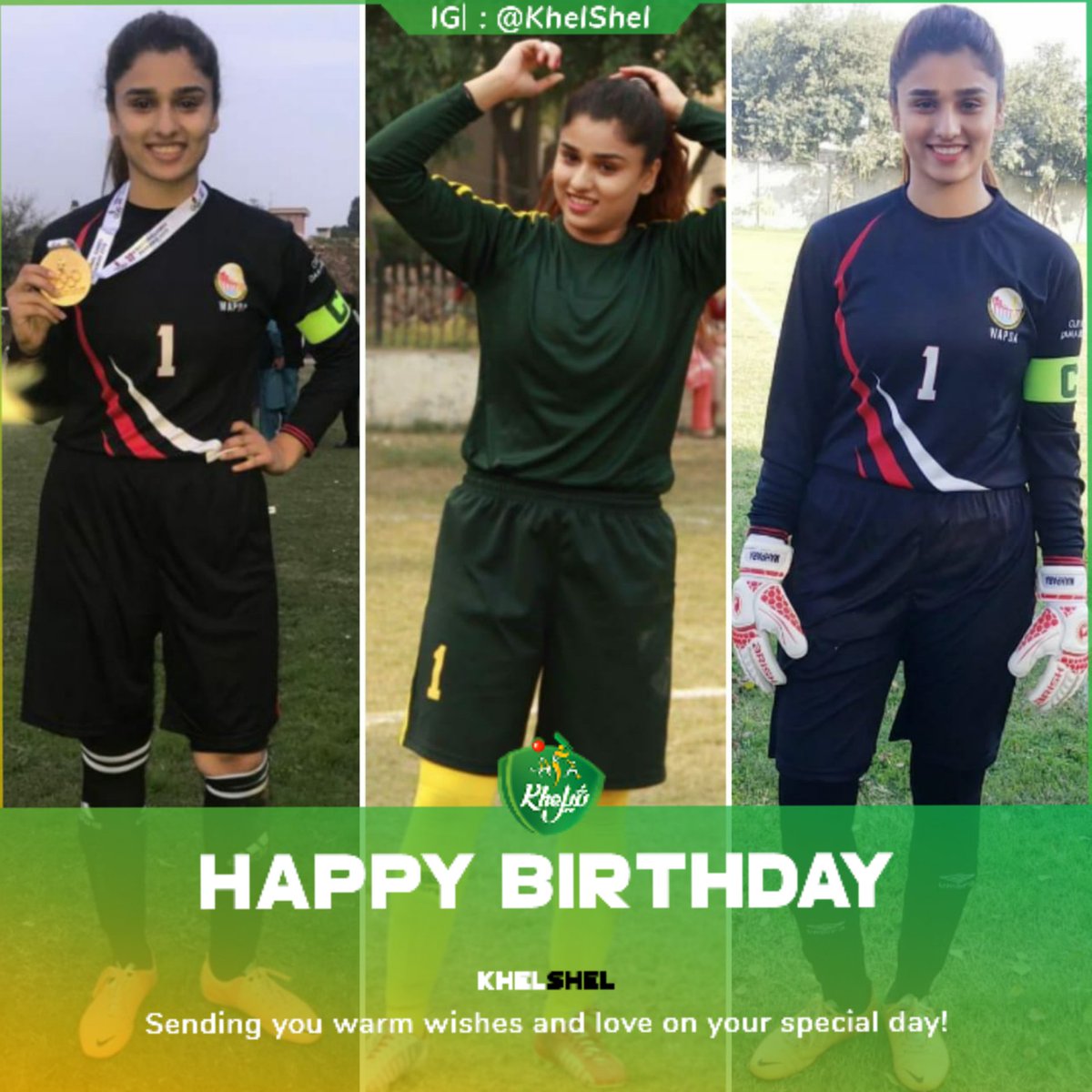 khelshel's tweet photo. She is Pakistan's First Women's Football Goal Keeper,
She was named best Goal Keeper in #SAFFGames 2010,
Declared best Goal Keeper in #NationalWomenFootballChampionship for 7 consecutive year.
Happy Birthday @Mahparasyeda 🎂🥳

#Football #Pakistan #SyedaMahparaShahid #Birthday https://t.co/WRjb6cwtgc
