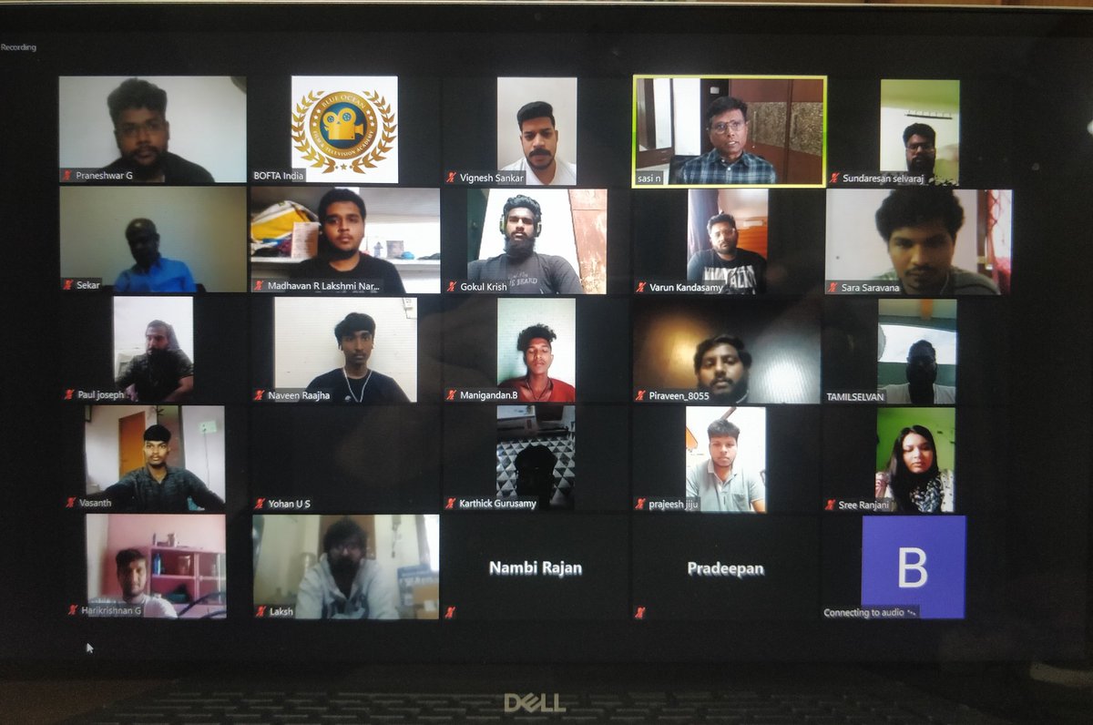 Over 80 participants for the @BOFTAindia Webinar by Director #Sasi sir is on now ...huge response 👍👍👍