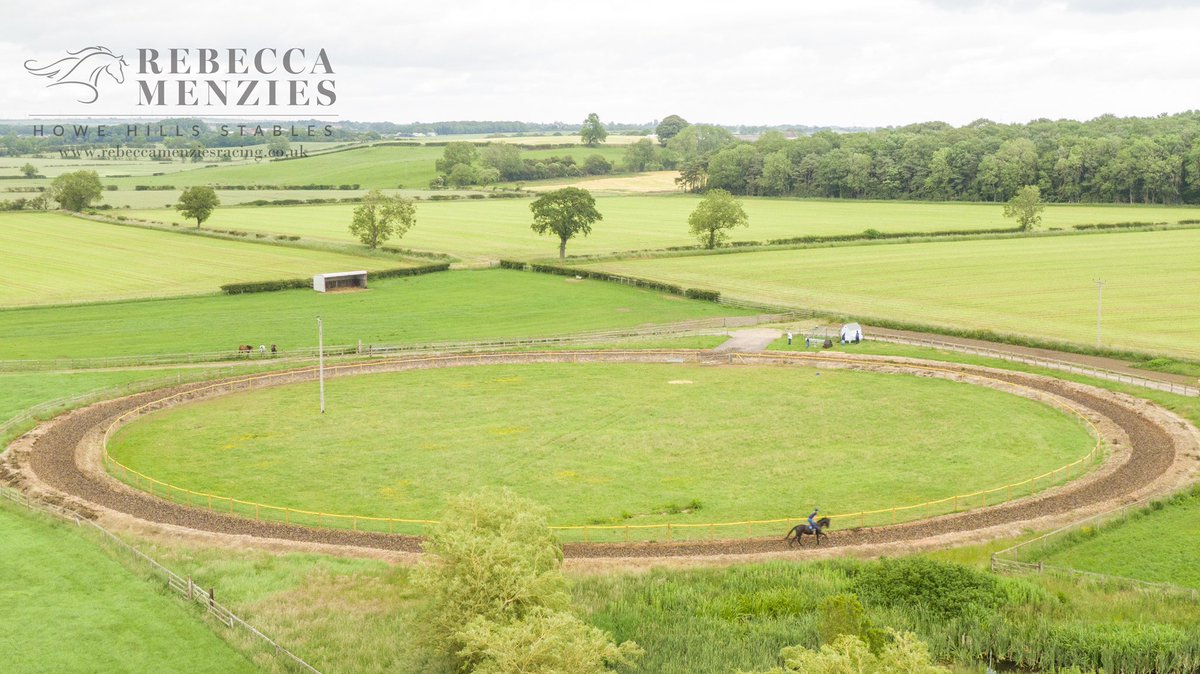 ThoroughbrdTale's tweet photo. Here’s a couple of views of the 2 gallops from above. Both of them very different - I will get you some GoPro footage this week so you can ride them yourselves! 🐎#Howehills #thenorth #topclassfacilities https://t.co/0DcCjzJoCE