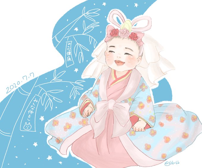 七夕のtwitterイラスト作品