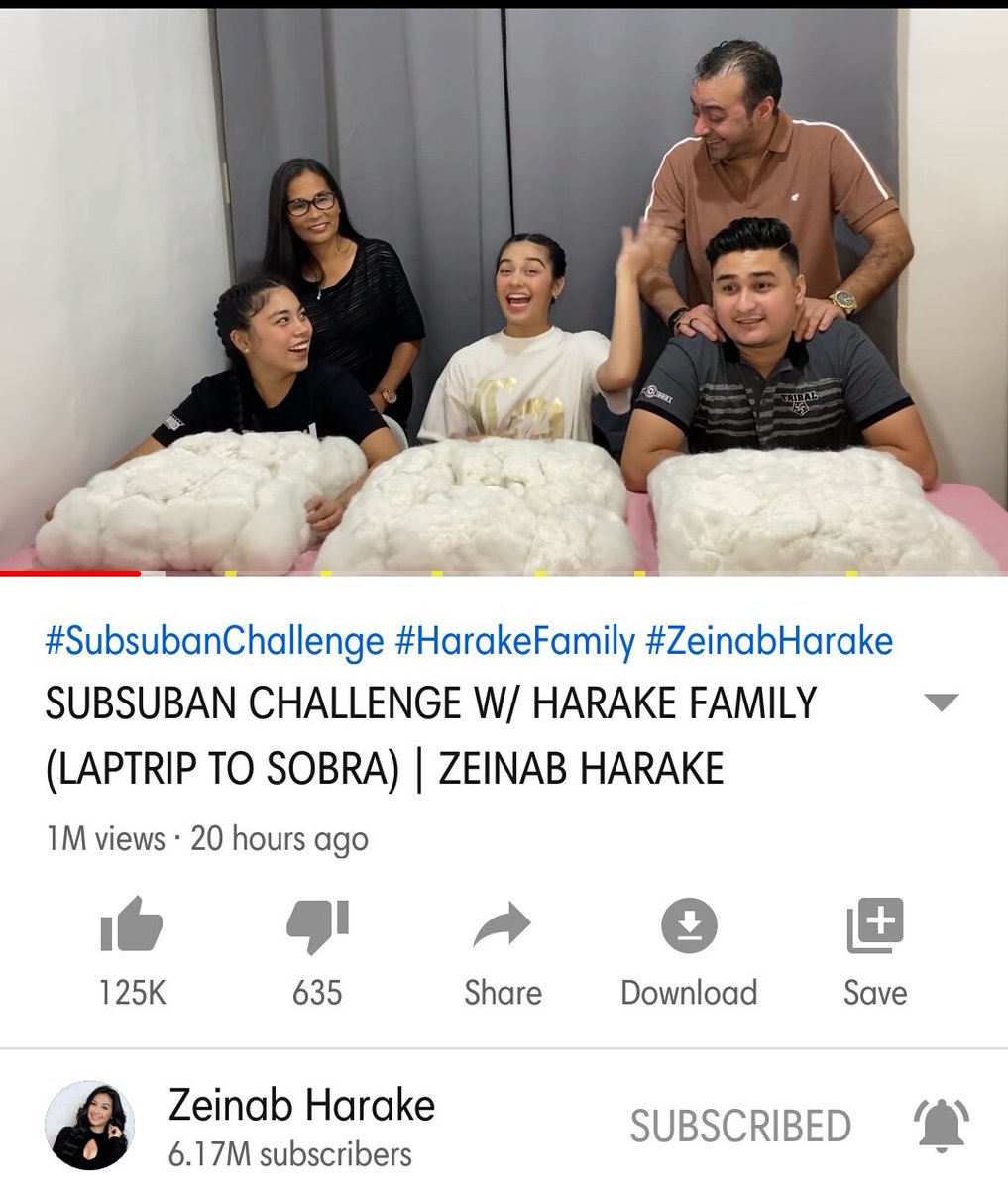 Morena_Llame's tweet photo. 1M VIEWS NA SIYA MGA MAMSH✊❤ IBA DAW TALAGA KASI ANG SAYA NG VLOG PAG HARAKE FAM NA ANG NAGSAMA-SAMA😊
@ZeinabHarake11
https://t.co/Eg9OgqhVzq
#HARAKEFAMILY https://t.co/U3HPHs2dul