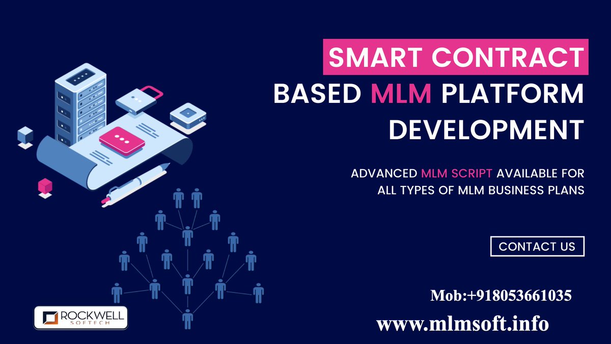 MLMSOFT3's tweet photo. 🚩Make your Own smart contract site Ethereum based
🚩Like - Forsage, Billionemoney, Neun
🚩INR IMPS service less documents
🚩Within 7 days on low cost
We are available for 24×7 to assist you
*For more details:*
Call and WhatsApp: 
+91 8053661035
+91 7015169842
#software #mlm https://t.co/zlCSREciRh