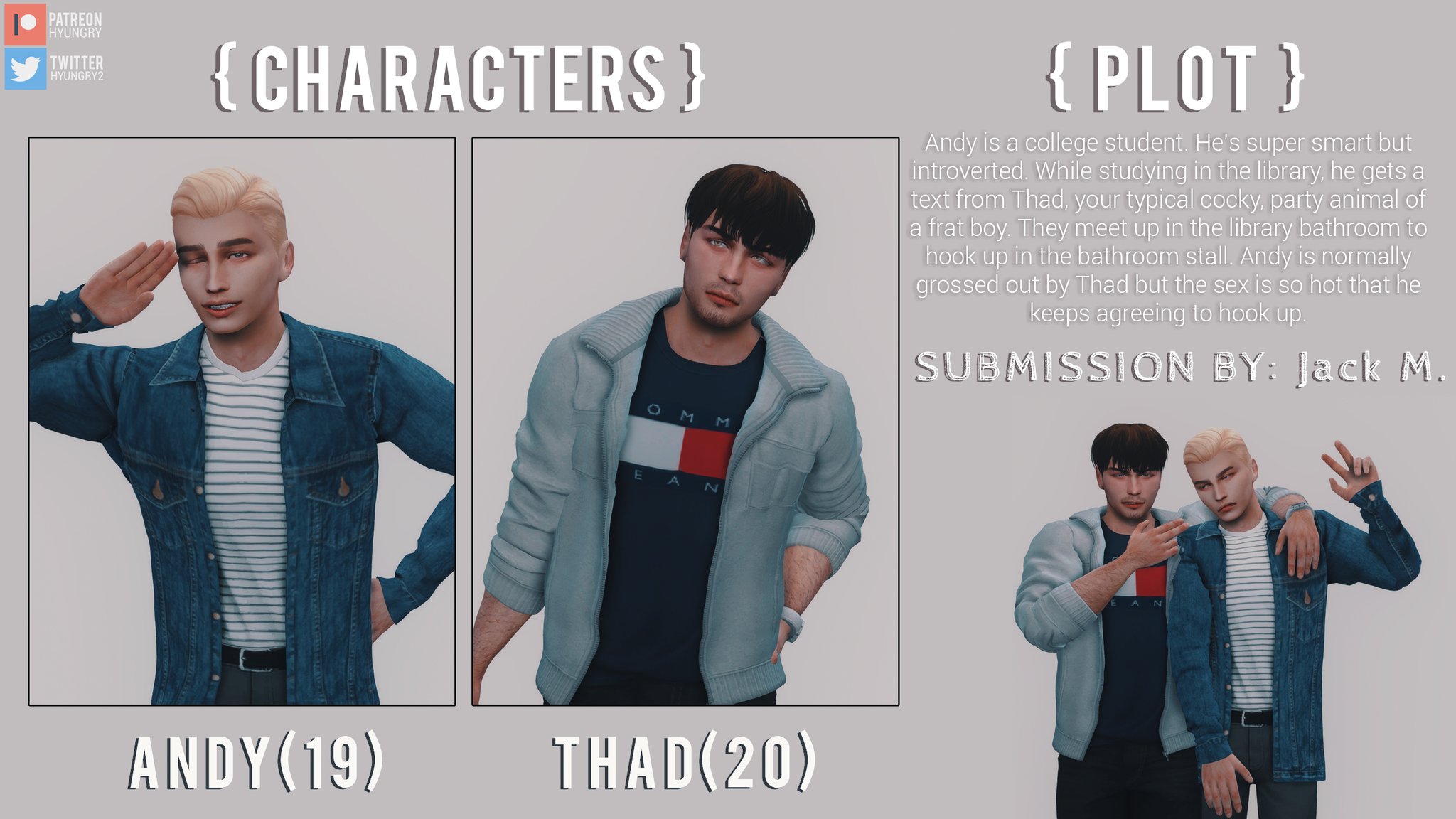 hyungry on Twitter "Hey everyone! After picking four random Patron's